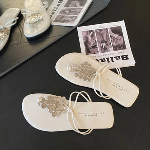 NOLLY Sequin Slippers for Women: Stylish &amp; Comfy Flat Sandals