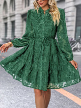 Laden Sie das Bild in den Galerie-Viewer, BREE Elegant Flare Sleeves Chiffon Mini Dress