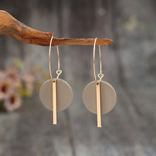 Load image into Gallery viewer, CHIA Geometric Acrylic Circle Hoop Earrings for Women