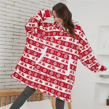 Load image into Gallery viewer, KOOL Winter Women Oversize Hoodies Blanket Fleece with Pocket - Bali Lumbung