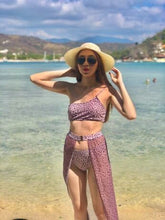 Cargar imagen en el visor de la galería, JANA Sexy 3 Pieces Bikini Set Swimsuit and Beach cover-Up - Bali Lumbung