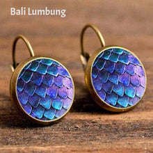Indlæs billede til gallerivisning CASSANDRA Vintage Boho Jewelry Stud Earrings For Women Geometric Pattern - Bali Lumbung