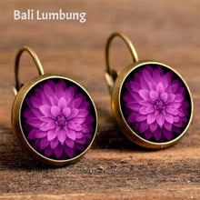 Load image into Gallery viewer, CASSANDRA Vintage Boho Jewelry Stud Earrings For Women Geometric Pattern - Bali Lumbung