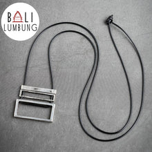 Cargar imagen en el visor de la galería, MCKINNA Vintage  Modern Rope Chain Necklace - Bali Lumbung