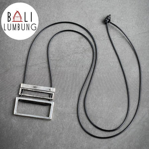 MCKINNA Vintage  Modern Rope Chain Necklace - Bali Lumbung