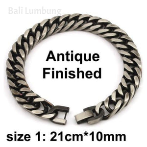 BEN Classic Sterling Steel Chromium Nickel Chain Bracelet - Bali Lumbung