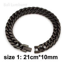 Laden Sie das Bild in den Galerie-Viewer, BEN Classic Sterling Steel Chromium Nickel Chain Bracelet - Bali Lumbung