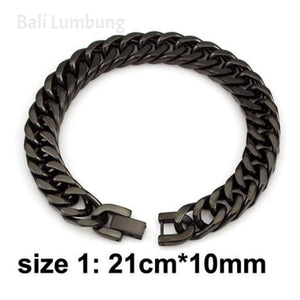 BEN Classic Sterling Steel Chromium Nickel Chain Bracelet - Bali Lumbung