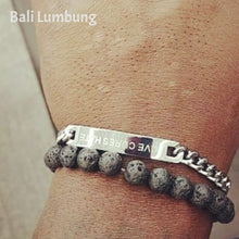 Cargar imagen en el visor de la galería, ETHAN Stainless Steel Chain Bracelet Can Custom Personalized Bar - Bali Lumbung