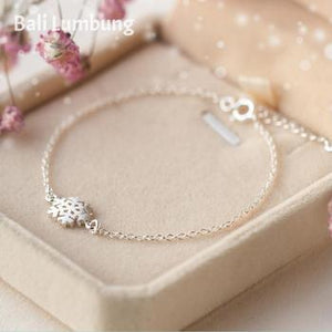 RIA Winter Snowflake Silver Bracelets - Bali Lumbung