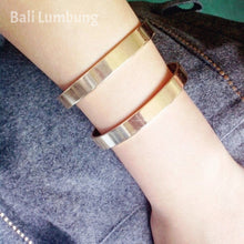 Cargar imagen en el visor de la galería, TIA Modern Geometrical Cuff Bracelet - Bali Lumbung