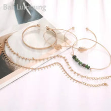 Laden Sie das Bild in den Galerie-Viewer, ADILA 6 Pcs/Set Bohemian Gold Bracelets - Bali Lumbung