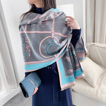 Load image into Gallery viewer, SERBET Large Scarf/Shawl Lady Variety Colors &amp; Design Warm Pashmina