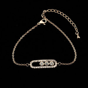 UILIL Cubic Zirconia Beads Bracelet