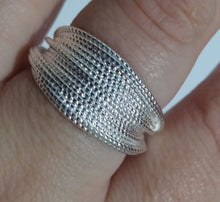 Load image into Gallery viewer, AGY Adjustable Sterling Silver Line Rings - Bali Lumbung