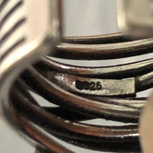 Cargar imagen en el visor de la galería, AGALIA #1 Irregular Multilayer Minimalist Silver Adjustable Rings