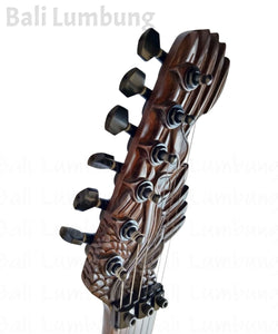 ANGEL ROCKS (original guitar hand carving body woodwork) - Bali Lumbung