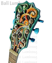 Load image into Gallery viewer, &quot;ANGEL BLUE&#39;S&quot; (original guitar hand carving body wood work) - Bali Lumbung