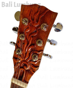 "DRAGON YEARS" (original guitar hand carving body wood work) - Bali Lumbung