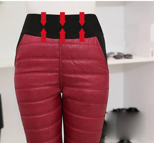 ZARE # 1 Warm Casual Legging Winter Down Cotton High Waist Pants Size S-6XL - Bali Lumbung
