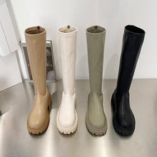 Cargar imagen en el visor de la galería, BLYTE #1 Trendy Colors Chunky Heels Knee High Chelsea Boots - Bali Lumbung