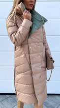 Load image into Gallery viewer, KEYCO Over The Knee Reversible Down Puffed Winter Parka Long Jackets - Bali Lumbung