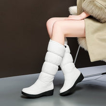 Indlæs billede til gallerivisning KAI Puffed Warm Thick Fur Plus Lining Knee High Boots - Bali Lumbung