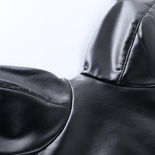 Load image into Gallery viewer, ADALINE Vegan Leather Solid V-Neck Sleeveless Bodysuit - Bali Lumbung
