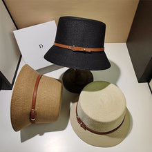 Afbeelding in Gallery-weergave laden, SARA Women&#39;s Summer Bucket Hat featuring Stylish Belt Accents