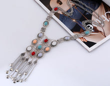 Load image into Gallery viewer, ANNA Silver Tassel Pendant Necklace Women - Bali Lumbung