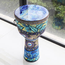 Indlæs billede til gallerivisning ZADIE 8 Inch High Quality Professional African Djembe Drum Colorful Musical Instrument