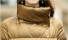 Cargar imagen en el visor de la galería, KEYCO Over The Knee Reversible Down Puffed Winter Parka Long Jackets - Bali Lumbung