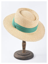 Laden Sie das Bild in den Galerie-Viewer, TRIXI Women&#39;s Straw Panama Hat is perfect for summer days out
