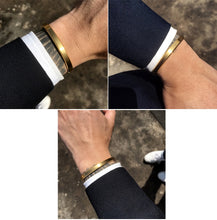 Load image into Gallery viewer, STEPH  Cuff Bangles Stainless Steel Unisex Bracelet - Bali Lumbung