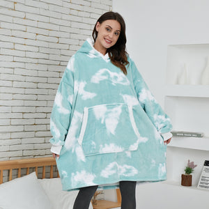 KOOL Winter Women Oversize Hoodies Blanket Fleece with Pocket - Bali Lumbung