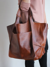 Load image into Gallery viewer, RACHIE Casual Soft Large Tote Designer Shoulder Bag - Bali Lumbung