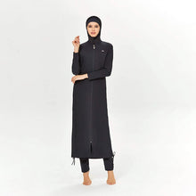 Cargar imagen en el visor de la galería, AIZA Islamic Women Muslim Swimwear Modest Long Dress and Pants Burkini, Swim Surf Wear, Sport Full 3 Piece Sets