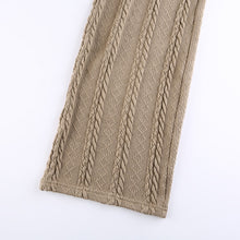Cargar imagen en el visor de la galería, ZARE #2 Classic Loose High-Waisted Wide Bottom Knitted Pants - Bali Lumbung
