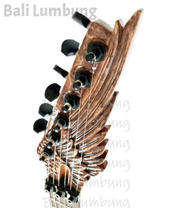 "SAE" (original guitar hand carving body wood work) - Bali Lumbung