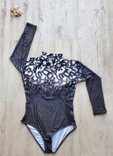 Load image into Gallery viewer, WAIOLA One Piece Colorblock Mesh Long Sleeves Monokini Swimwear - Bali Lumbung