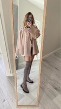 Load image into Gallery viewer, ALIVIA Minimalist Loose Flare Sleeve Double Breasted Trench Coat