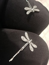 Load image into Gallery viewer, POLY Elegant Vintage Silver Dragonfly Hairpins - Bali Lumbung