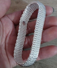 Cargar imagen en el visor de la galería, LIONI Sterling Silver Braided Bangles Bracelets