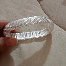 Indlæs billede til gallerivisning LIONI Sterling Silver Braided Bangles Bracelets