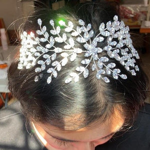 HANNA Cubic Zirconia Hair Accessories for Fashion Wedding