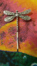 Cargar imagen en el visor de la galería, POLY Elegant Vintage Silver Dragonfly Hairpins - Bali Lumbung