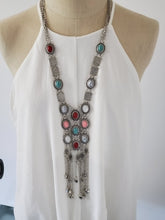 Cargar imagen en el visor de la galería, ANNA Silver Tassel Pendant Necklace Women - Bali Lumbung