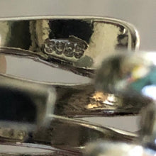 Cargar imagen en el visor de la galería, AGALIA #2B Irregular Multilayer Minimalist Silver Adjustable Rings