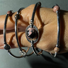 Indlæs billede til gallerivisning MALIKA 4 Layer Boho Natural Stone Beads Bangle Wrap Around Bracelets