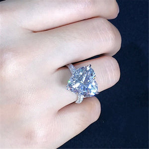 SARAH Crystal Heart Shape Ring for Women Engagement - Bali Lumbung